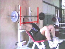 Incline bench press.